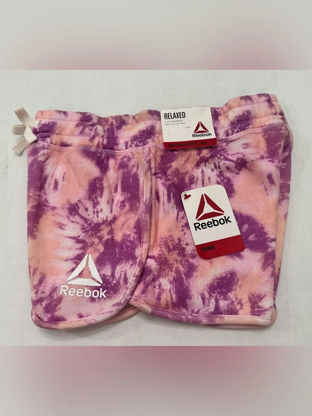 2 Pairs of Girls Reebok French Terry Shorts Size S-6/6x NWT's